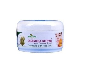 Wheezal Calendula Nectar Cream with Aloe Vera – Multi-Purpose Skin Healing Cream