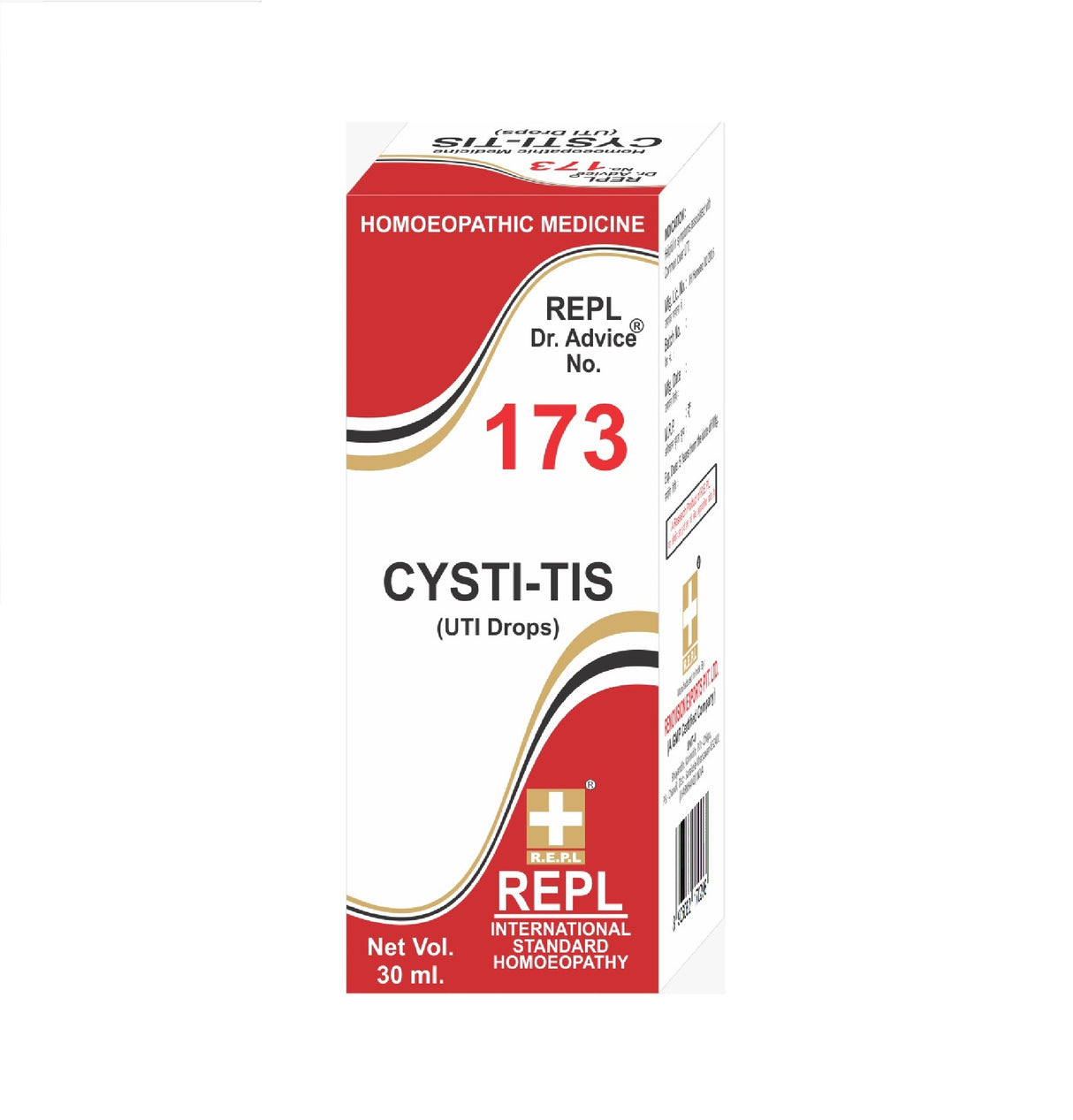Homeopathy REPL Dr Adv No 173 cysti-tis drops