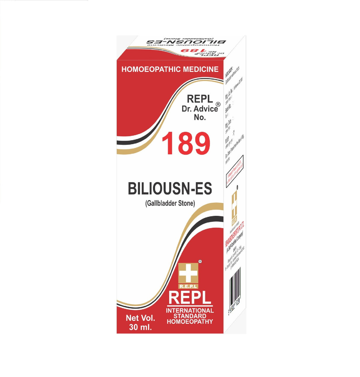 homeopathy REPL Dr Adv No 189 biliousn-es drops