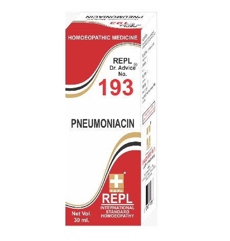 homeopathy REPL Dr Adv No 193 pneumoniacin drops