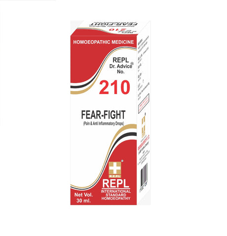 homeopathy REPL Dr Adv No 210 fear fight drops