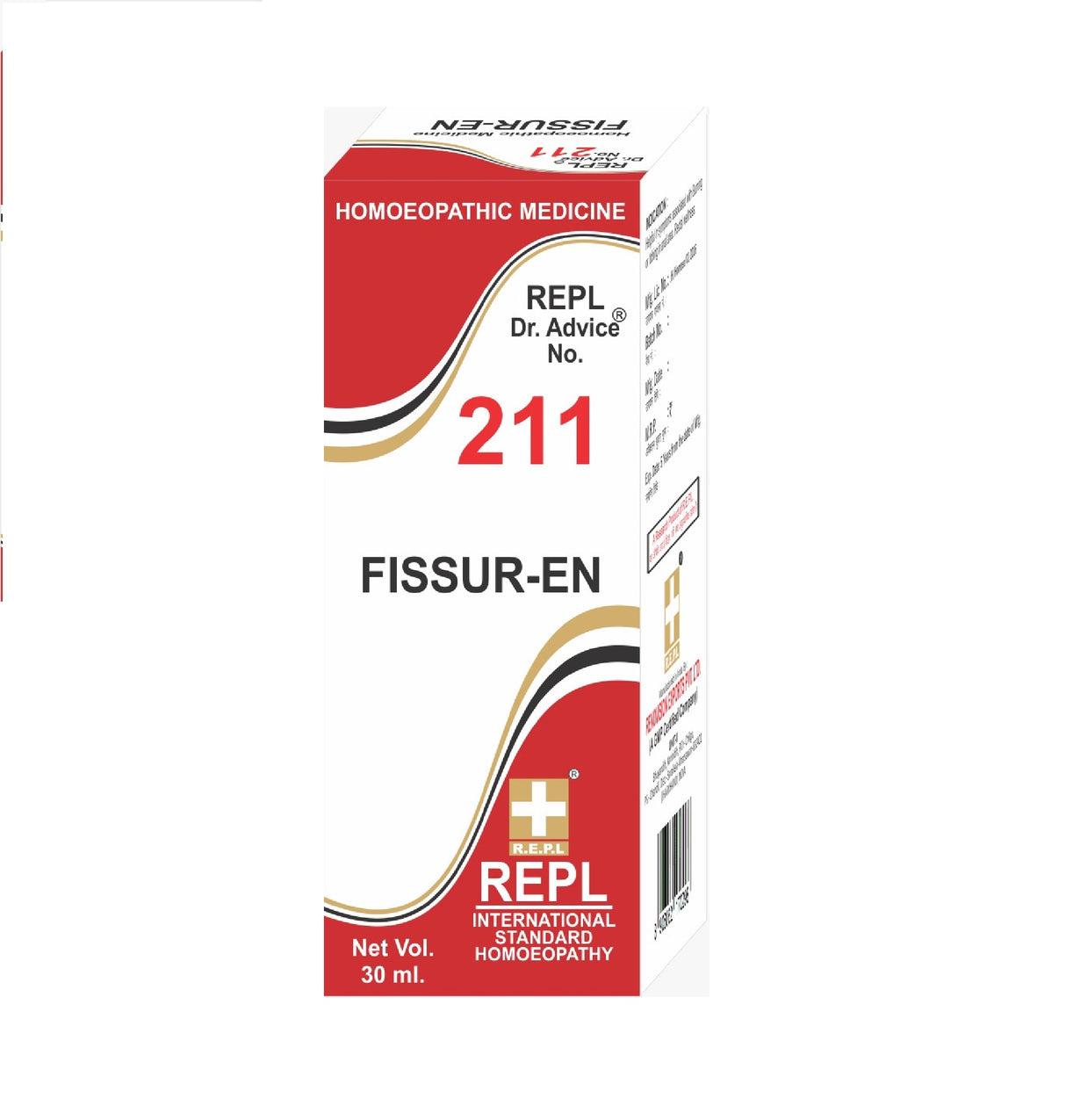homeopathy REPL Dr Adv No 211 fissur-en  drops