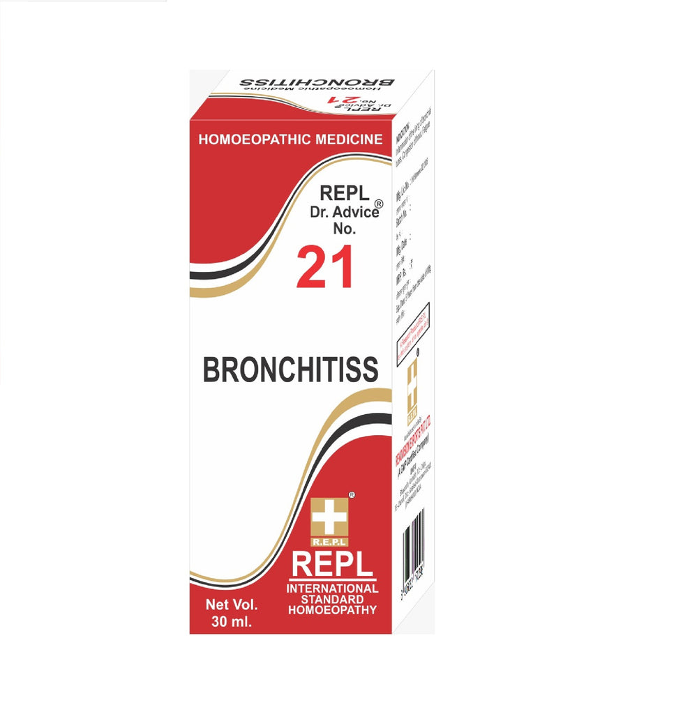 homeopathy REPL Dr Adv No 21 bronchitis  drops