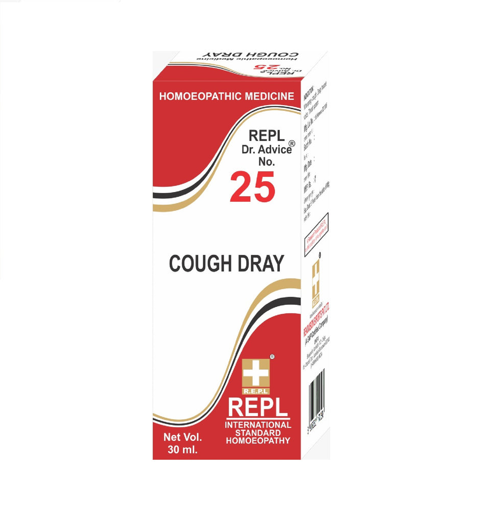 homeopathy REPL Dr Adv No 25 for dry cough  