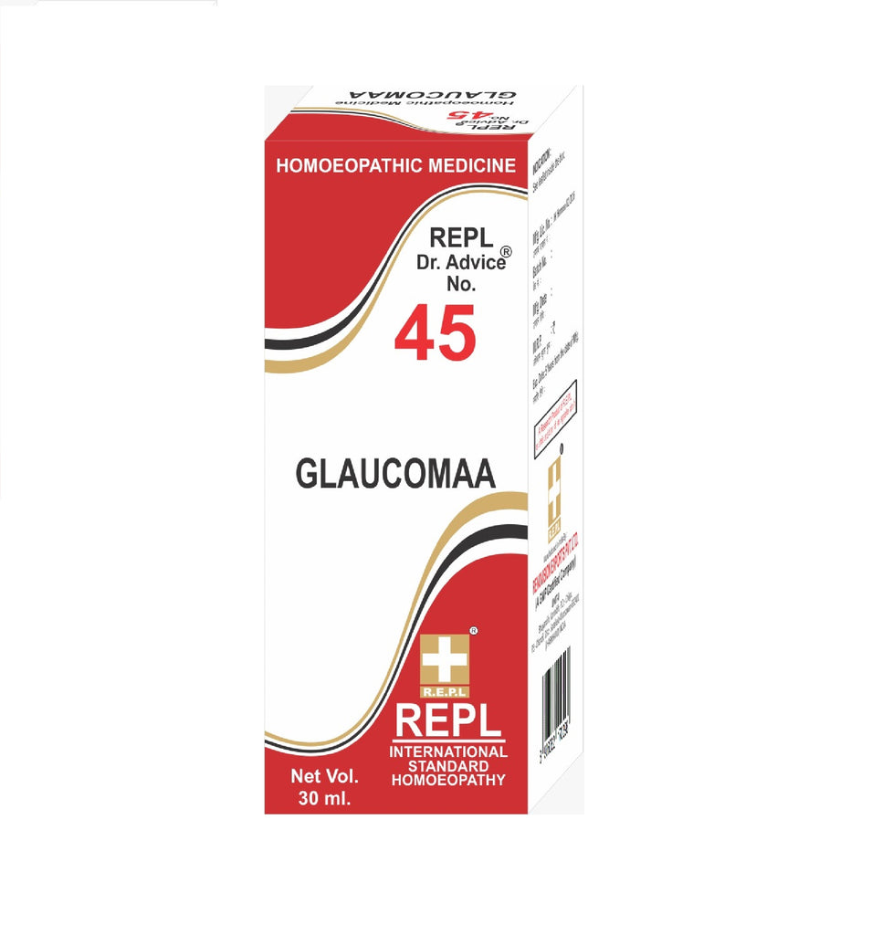 Homeopathy REPL Dr Advice No 45 glaucomaa drops