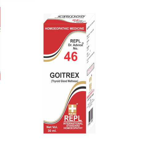 Homeopathy REPL Dr Adv No 46 goitrex drops