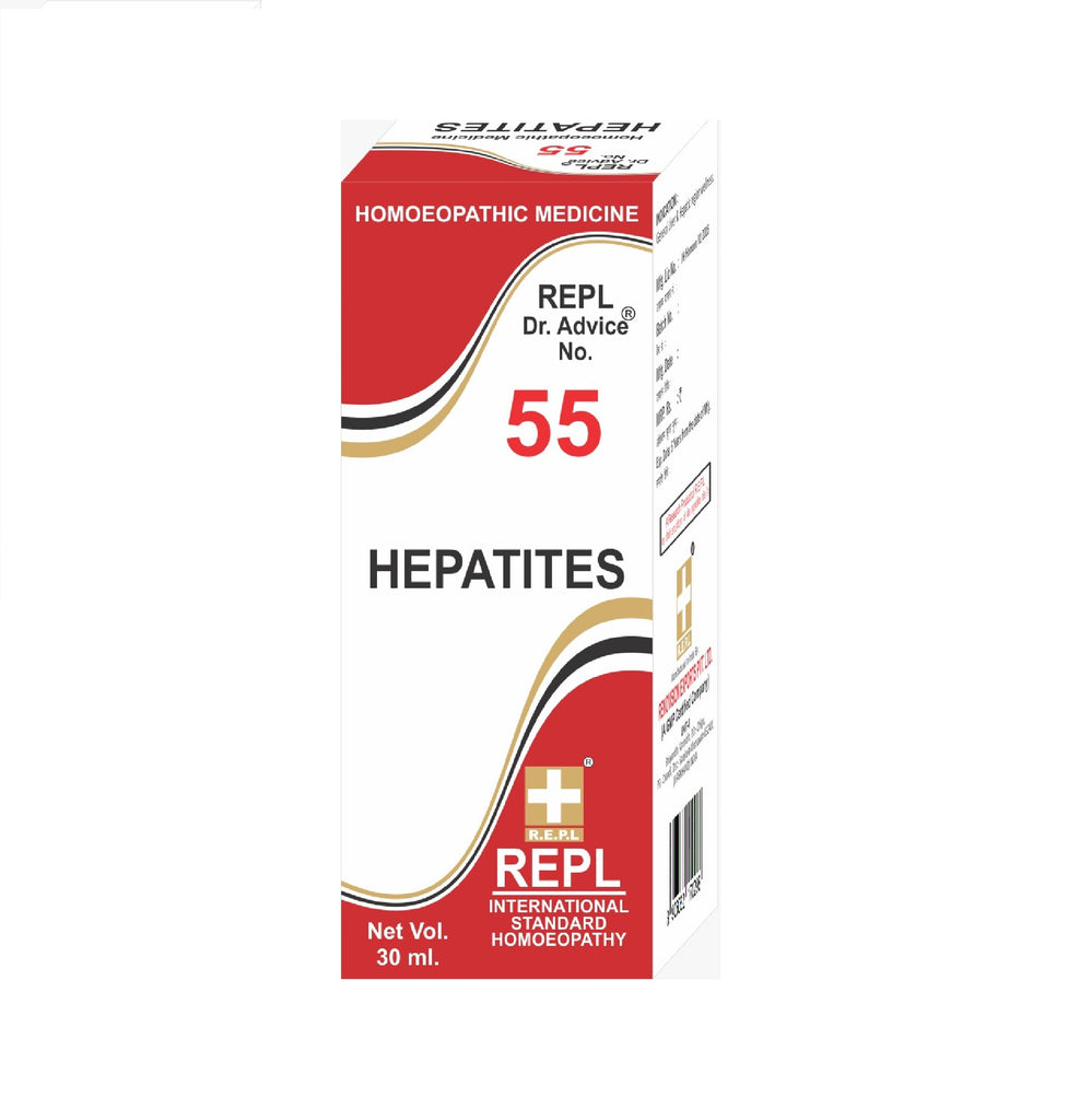 homeopathy REPL Dr Adv No 55 hepatites drops
