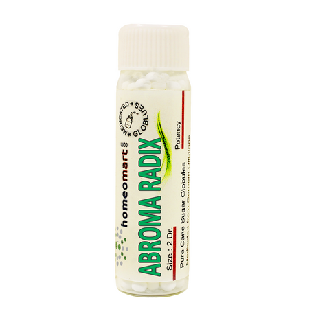 Abroma Radix Homeopathy 2 Dram Pills