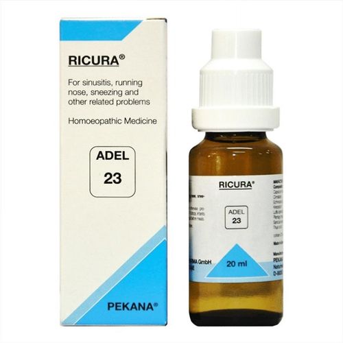 Adel 23 Ricura homeopathy drops for Sinusitis, Running Nose, Sneezing (Sinus infection)