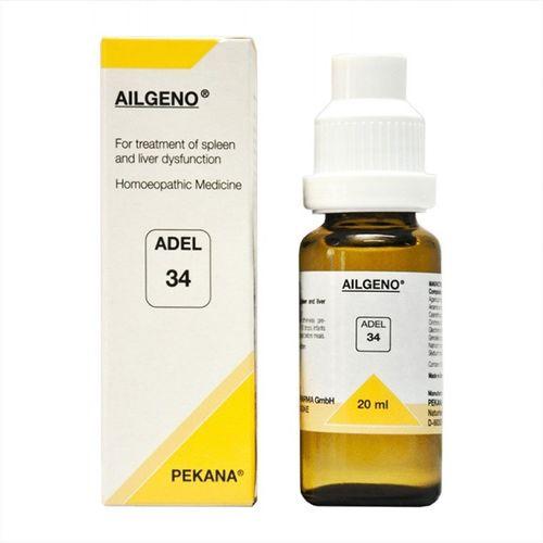 Adel 34 Ailgeno drops for treatment of Spleen & Liver Dysfunction