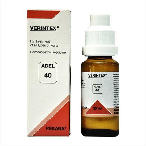 Adel 40 Verintex homeopathy drops for  treatment of Warts & Corns