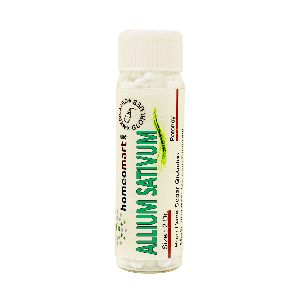 Allium Sativum Homeopathy 2 Dram Pills 6C, 30C, 200C, 1M, 10M