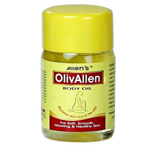 Allens Homeopathy Oliv Allen Body Oil with Azadirachta Indica (Neem) Berberis Aqui , sandal, oliv