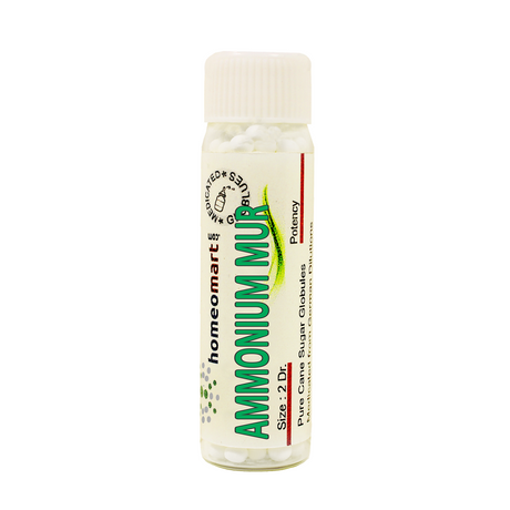 Ammonium Muriaticum Homeopathy 2 Dram Pills