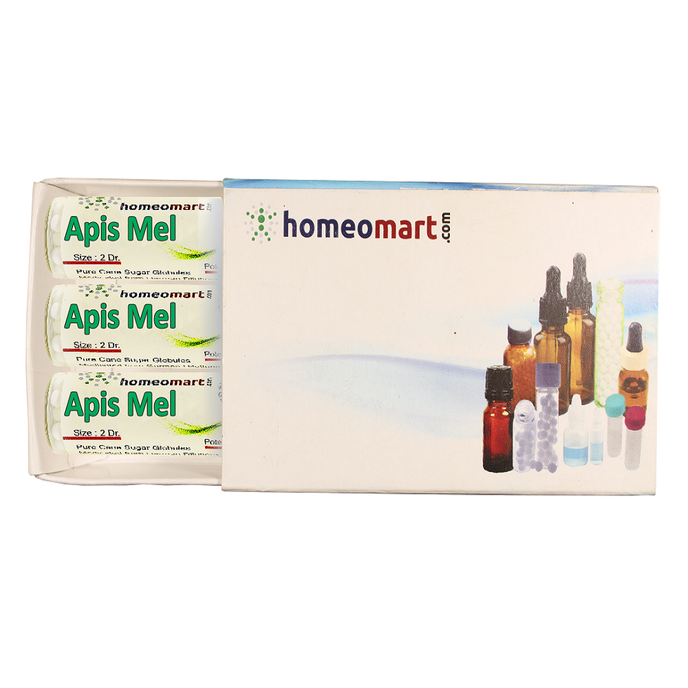 Homeopathy Apis Mellifica Homeopathy 2 Dram Pills  Box 6C, 30C, 200C, 1M, 10M