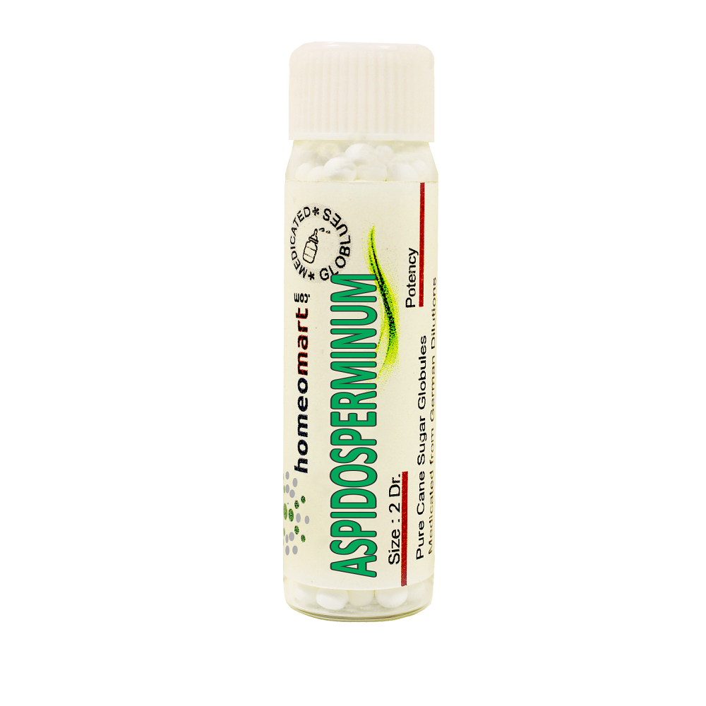 Aspidosperma Homeopathy 2 Dram Pills