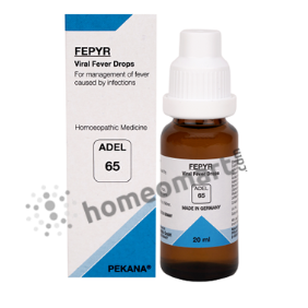 Adel 65 (FEPYR) to manage fever caused by infections like influenza, dengue, and malaria