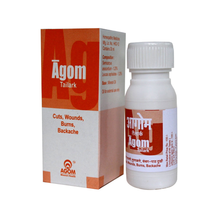 Agom Tailark: Herbal Oil for wounds, cuts, burns