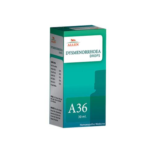 Allen A36 Homeopathy Drops for Dysmenorrhoea (Painful Periods)