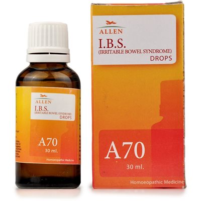 Allen A70, Homeopathic Irritable Bowel Syndrome (IBS) Drops 