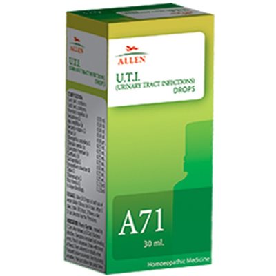 Allen A71 Homeopathic Drops for  Urinary Tract Infections (UTI)
