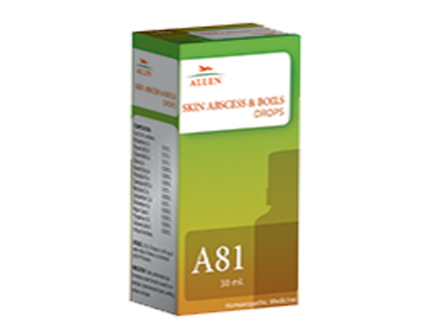 Allen A81 Skin Abscess and Boils homeopathy Drops