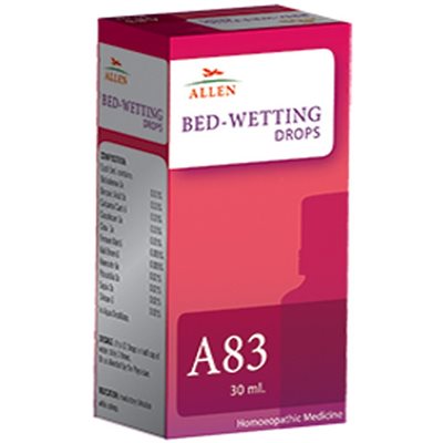 Allen A83 Drops, Homeopathic Bed Wetting Medicine 