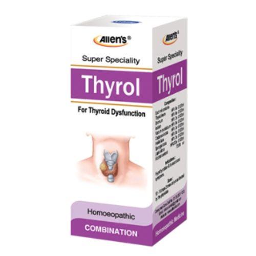 Allens Homeopathy Thyrol Drops for Thyroid Dysfunction