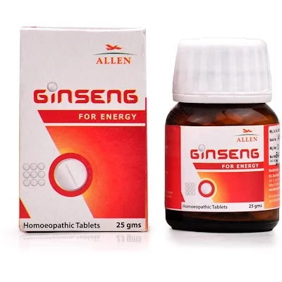 Homeopathy Ginseng tablets for energy