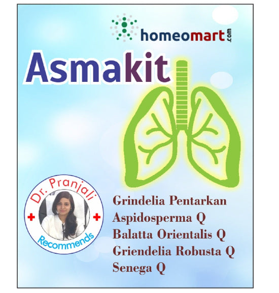 Asmakit asthma homeopathy medicine for Shortness of breath Chest tightness or pain wheezing
