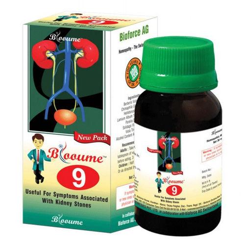 Blooume 9 Cystosan drops for Kidney stones, Real Calculi