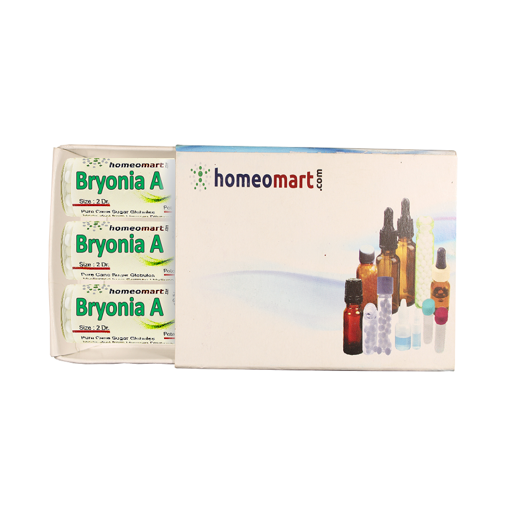 Homeopathy Bryonia Alba 2 Dram Pills box