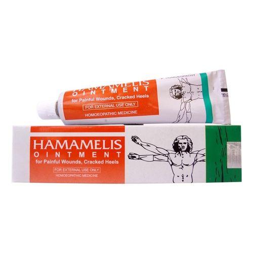 Hamamelis Ointment for bleeding piles, wounds, chilblains, and cracked heels. Anti-inflammatory and soothing