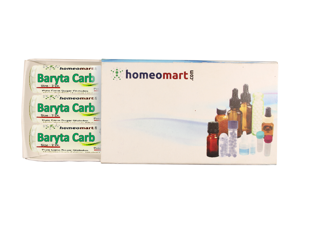 Homeopathy Baryta Carbonica 2 Dram Pills Box