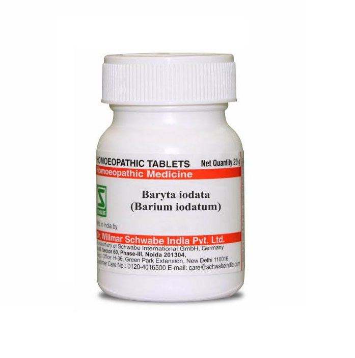 Schwabe Baryta Iodatum 3X Homeopathy Trituration Tablets