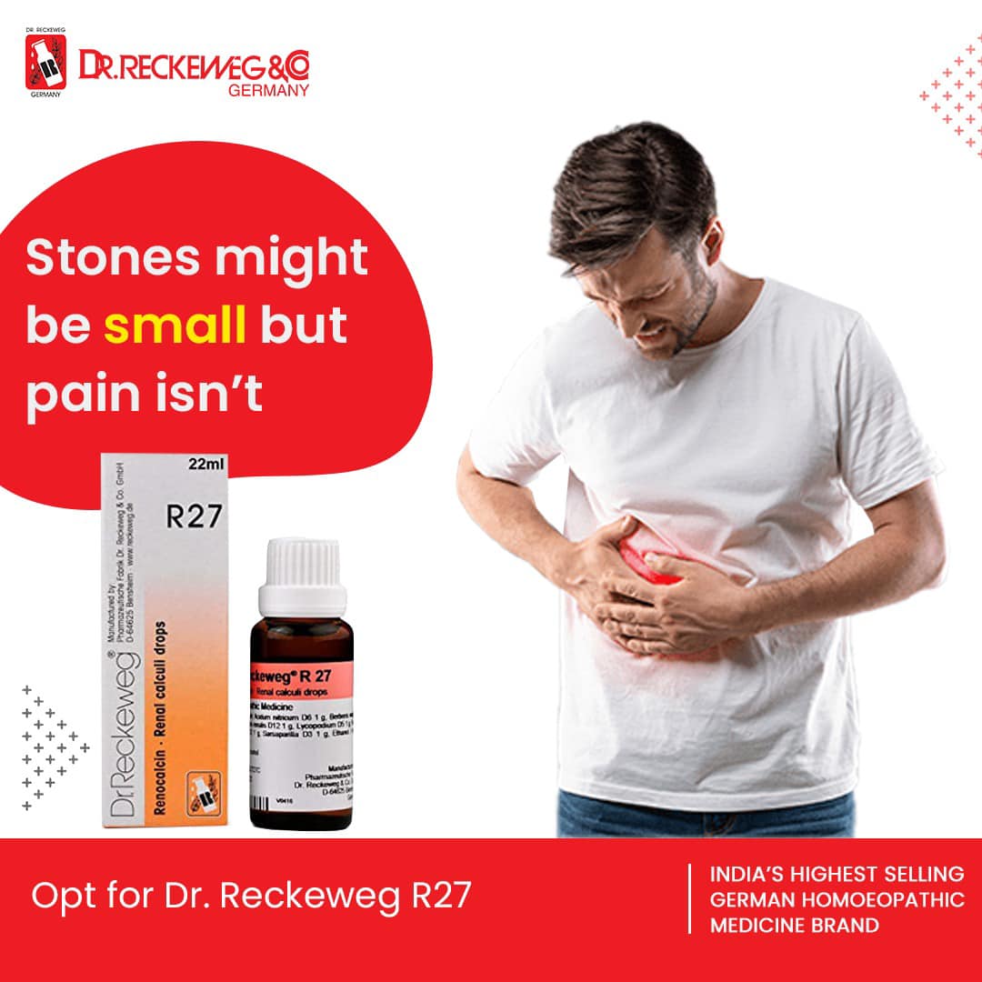 Kidney stone treatment without surgery, Reckeweg R27 Drops uses, R27 Homeopathic Medicine for renal colic, German Homeopathic Kidney Stone Drops