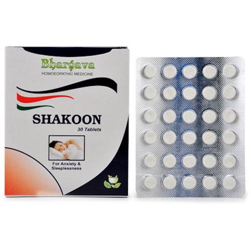 Bhargava Shakoon Tablets for Anxiety and Sleeplessness