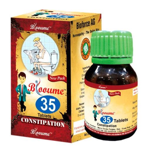 Blooume 35 Constiposan Tablets relieve hard stools, bloating & irregularity. Non-habit forming homeopathic support for complete bowel comfort.