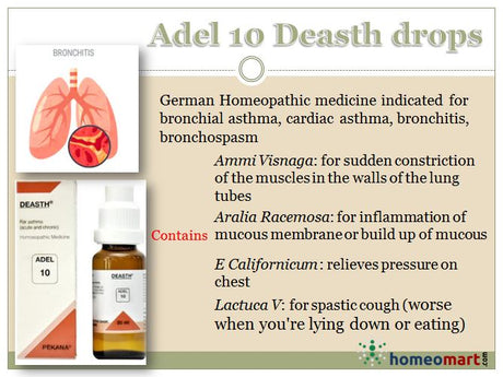 homeopathy medicine to reduce airway inflammation. works as natural bronchodilator