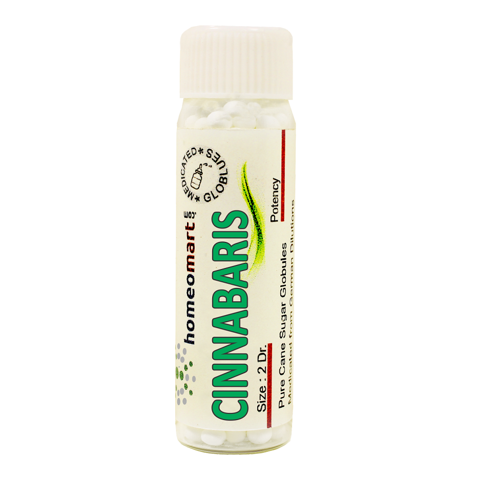 Cinnabaris Homeopathy 2 Dram Pills