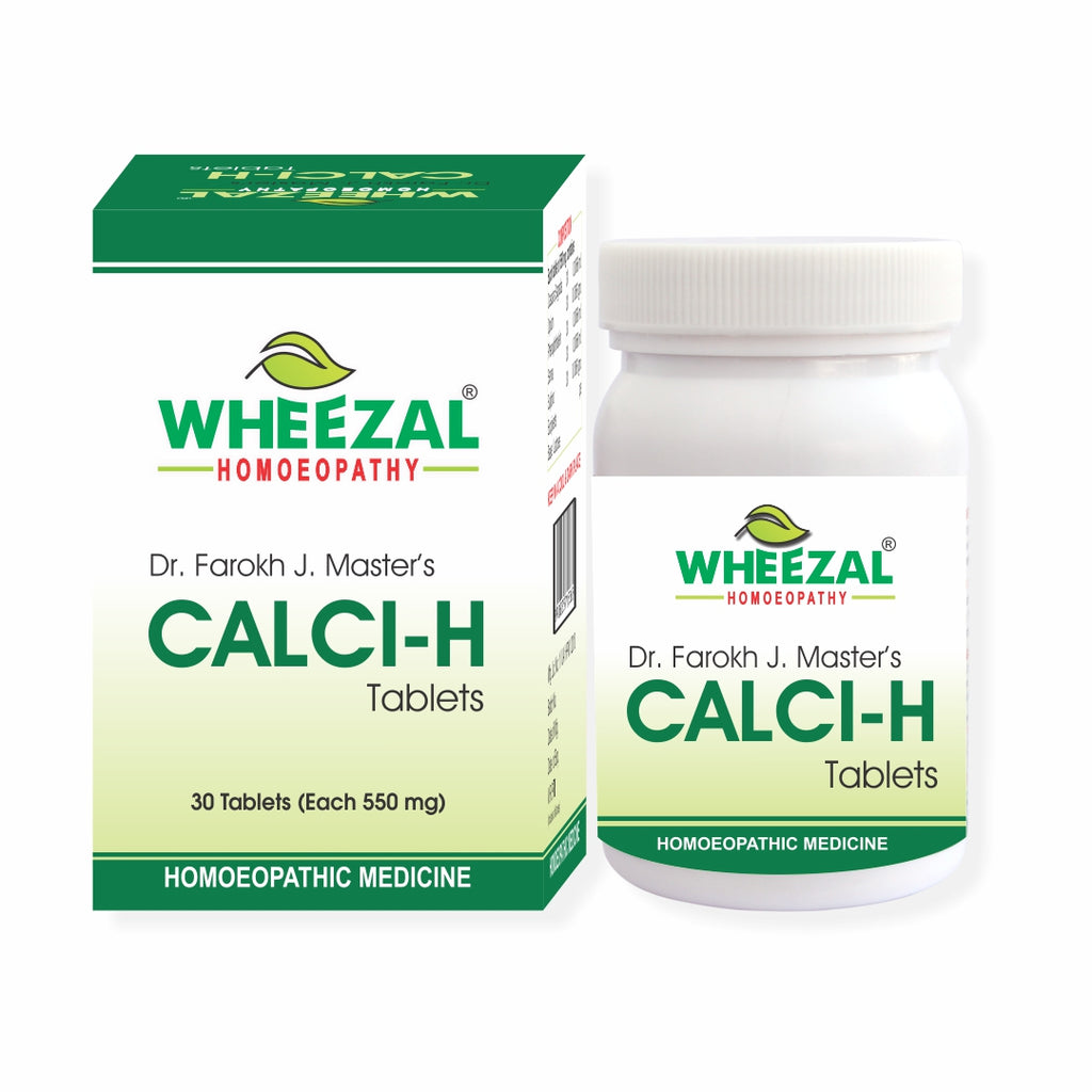 Wheezal Homeopathy Calci H Tablets for Osteoporosis