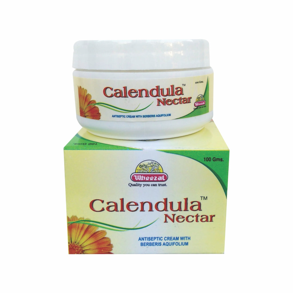 Wheezal Homeopathy Calendula Nectar Antiseptic Cream for injuries, wound, eczema