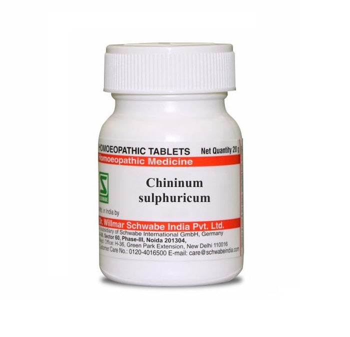 Chininum Sulphuricum 3X Homeopathy Trituration Tablets
