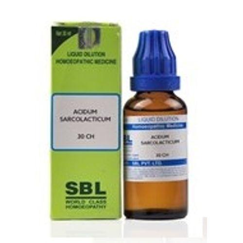 SBL Acidum Sarcolacticum Homeopathy Dilution 6C, 30C, 200C, 1M, 10M, CM