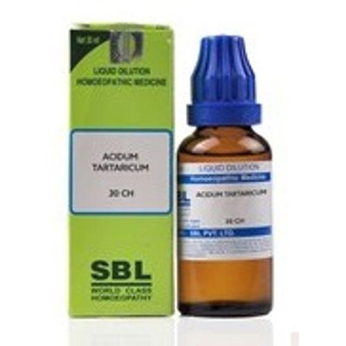 SBL Acidum Tartaricum Dilution 6C, Homeopathy 30C, 200C, 1M 