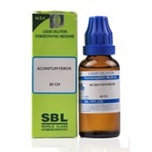 SBL Aconitum Ferox Homeopathy Dilution 6C, 30C, 200C, 1M,