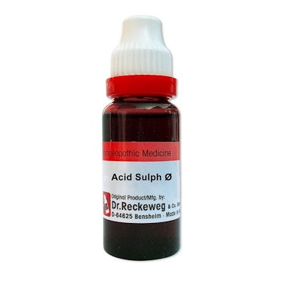 Reckeweg Acidum Sulphuricum Homeopathy Mother Tincture Q