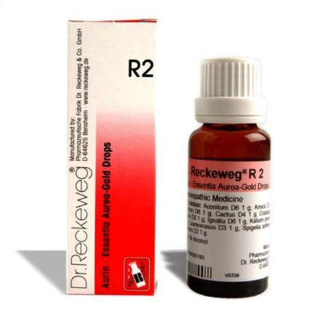 Dr. Reckeweg R2 is a heart-strengthening homeopathic remedy for cardiac neurosis, irregular heartbeat, chest pain & angina. Supports ejection fraction & heart tone.