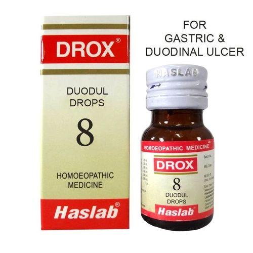 Drox 8 Duodul Drops is a natural homeopathic remedy for dyspepsia, hyperacidity, gastritis, and gastric ulcers. Safe, effective, and easy to use.