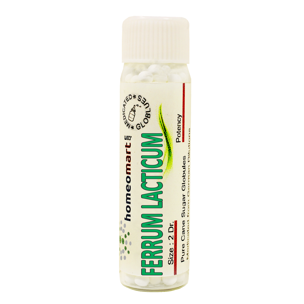 Ferrum Lacticum Homeopathy 2 Dram Pills